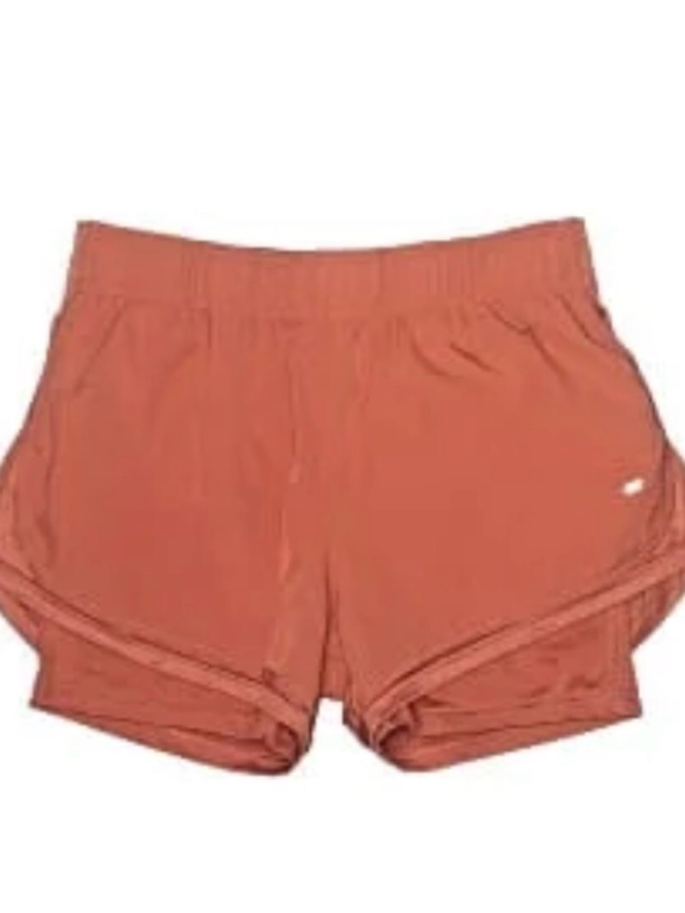 LEGEND WOMENS LARGE ATHLETIC SHORTS WITH LINER, W/INSIDE PHONE POCKET NWT